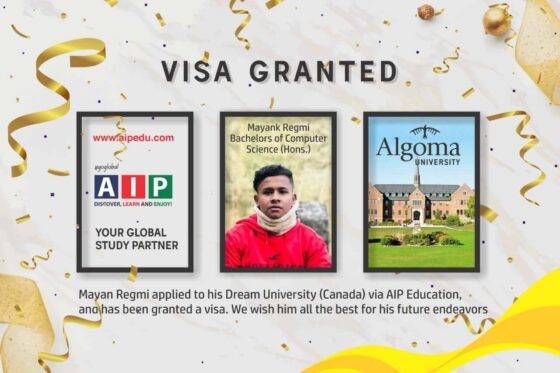 visa granted - our students